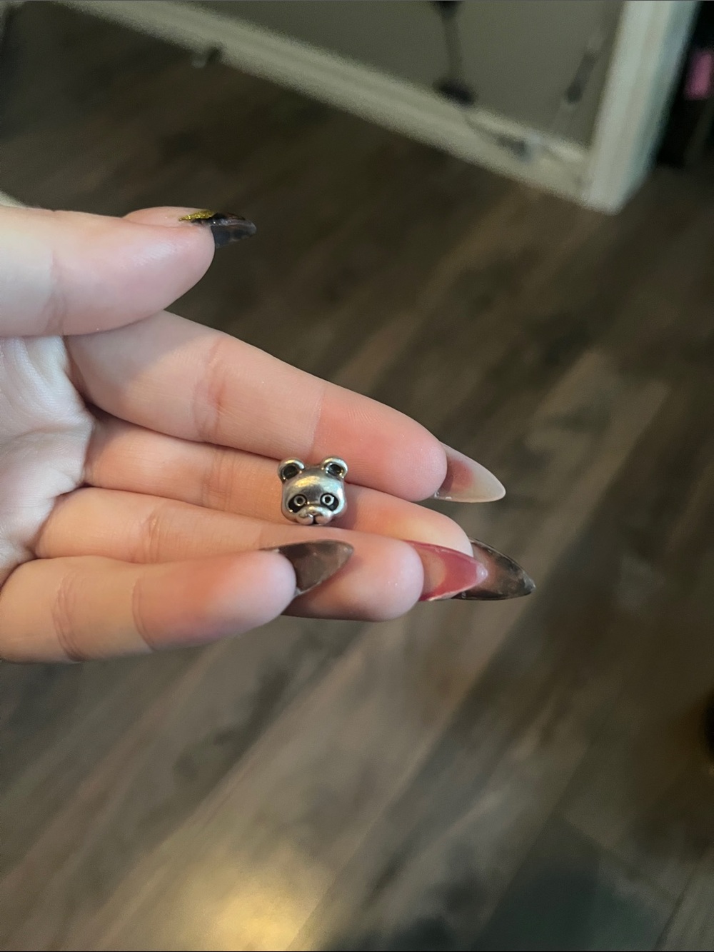 Pandora Silver Panda Head Charm